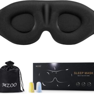 MZOO Sleep Eye Mask for Side Sleeper Men Women,
