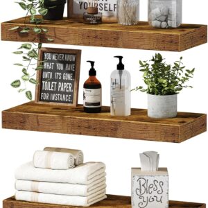 QEEIG Floating Shelves for Wall Bathroom Shelf Bedroom Kitchen