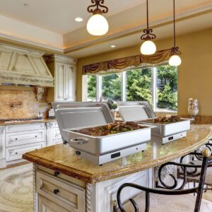 Electric Chef Chafing Dish Buffet Set 9QT Buffet Servers and Warmers