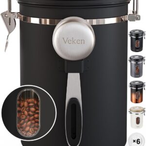 Veken Coffee Canister with Window,